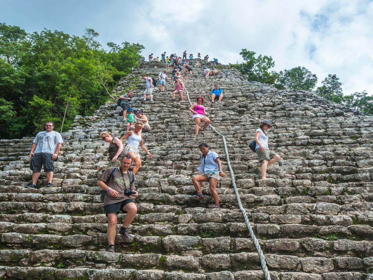Trek through dense jungle to uncover Coba’s ancient ruins